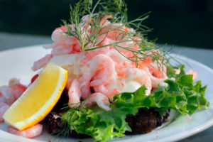 Shrimp salad sandwich